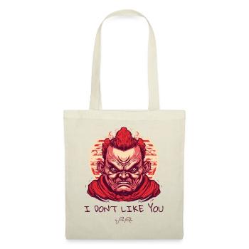 je ne vous aime pas bien - Sac en tissu - nature - Devant