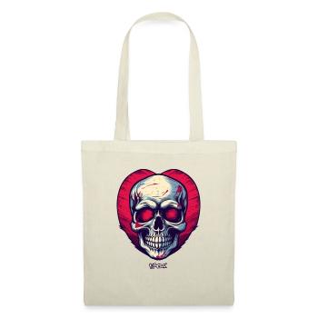 Skull heart - Tote Bag - nature - Front