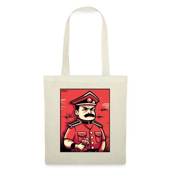 Hard mustache man with flowers for mom - Tote Bag - nature - Front
