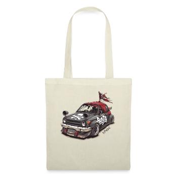 Japanischer Kei Car JDM Pirat - Stoffbeutel - Natur - Vorne
