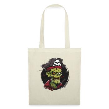 Creepy Captain Zombie Pirate - Tote Bag - nature - Front