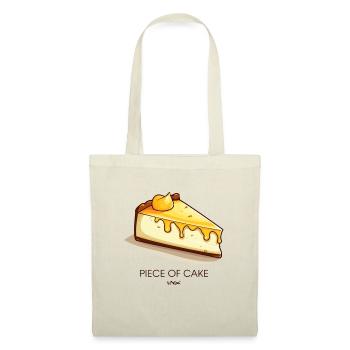 A slice of lemon cheesecake cake - Tote Bag - nature - Front
