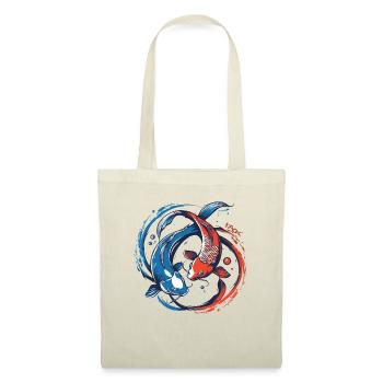 Le yin et le yang du poisson-chat - Sac en tissu - nature - Devant