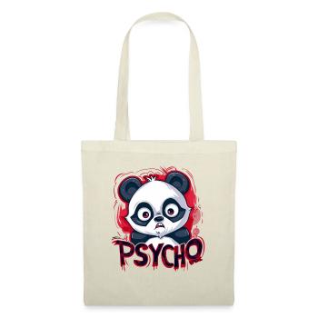 Cute Cartoon Psycho Panda - Tote Bag - nature - Front