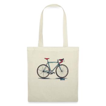 Classiques sympas : Vélo en acier, Fixie, Vélo de route - Sac en tissu - nature - Devant
