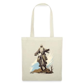 Old Hippie Magician: Old School Enduro Motocross - Tote Bag - nature - Front