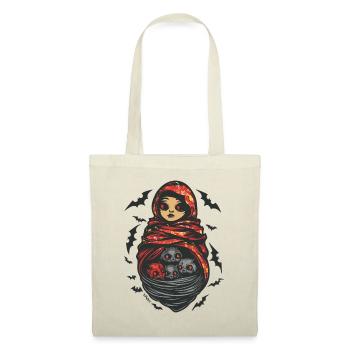Babushka and Bats: Horror Matryoshka - Tote Bag - nature - Front