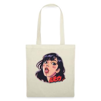 Cartoon anime girl likes it juicy and tasty - Tote Bag - nature - Front
