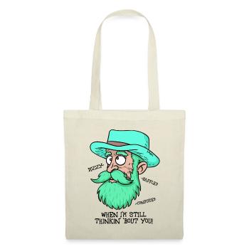 Le vieil homme étourdi pense encore à toi - Sac en tissu - nature - Devant