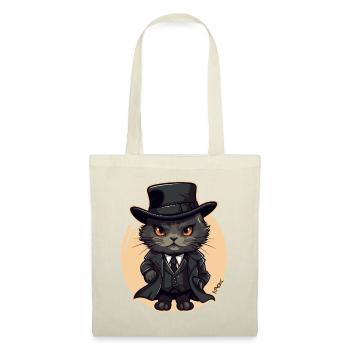 A cute little detective kitten - Tote Bag - nature - Front