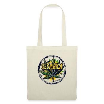 Reggae: Germaica Cannabis Deutschland Jamaika - Stoffbeutel - Natur - Vorne