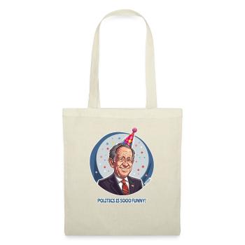 La politique, c’est tellement drôle - Sac en tissu - nature - Devant