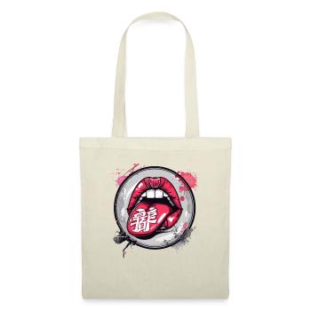 French-Japanese kiss: lips and mouth - Tote Bag - nature - Front