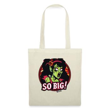 Funny zombie woman, so big - Tote Bag - nature - Front