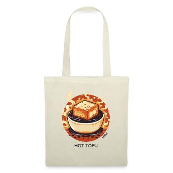 Eine einfache Tasse heißes Tofu - Stoffbeutel - Natur - Vorne