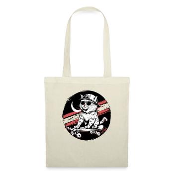 Cool skater cat on skateboard - Tote Bag - nature - Front