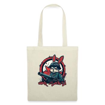 Soldier Bunny: War is crap - Tote Bag - nature - Front