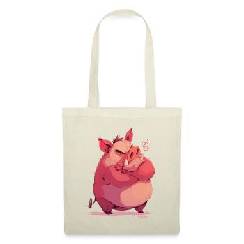 Angry and offended pig - Tote Bag - nature - Front