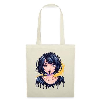 Inks Drop Anime Girl - Tote Bag - nature - Front
