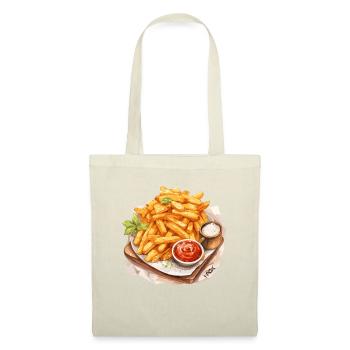 Leckere Pommes - Stoffbeutel - Natur - Vorne