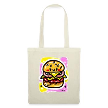 Happy Kawaii Burger - Tote Bag - nature - Front