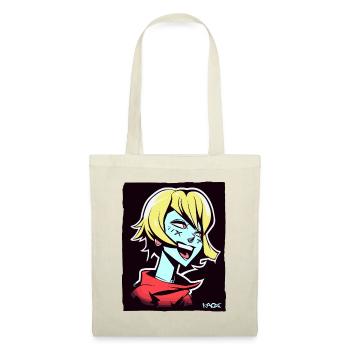 Fille d’anime cool et heureuse - Sac en tissu - nature - Devant