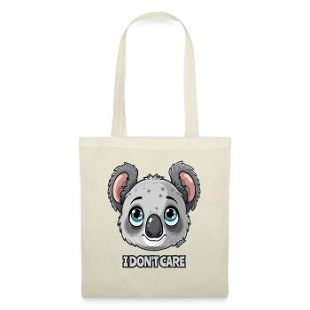 Niedlicher Koala, Es Ist Mir Egal - Stoffbeutel - Natur - Vorne