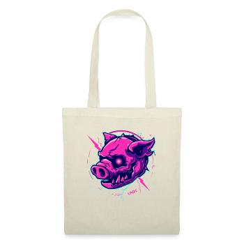 Pink Cyber Pig Punk - Tote Bag - nature - Front