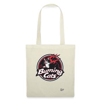 Mascotte Chat Parodie : Burning Cats - Sac en tissu - nature - Devant