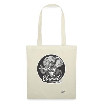 The Eleg Elephant: The Elegant Elephant - Tote Bag - nature - Front