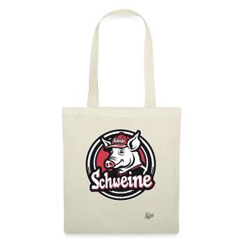 Casquette vraiment cool : Cochon dans l’équipe de cochons - Sac en tissu - nature - Devant
