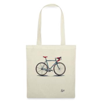 Vintage road bike: In the footsteps of the past - Tote Bag - nature - Front
