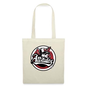 Casquette de baseball cochon de mauvaise humeur - Sac en tissu - nature - Devant