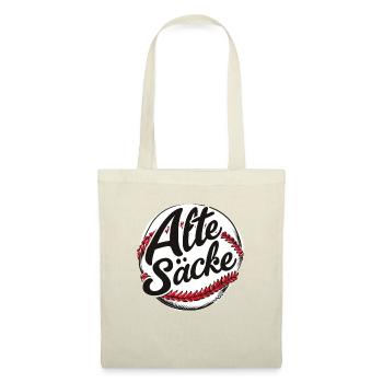 Baseball-Parodie-Team: Alte Säcke - Stoffbeutel - Natur - Vorne