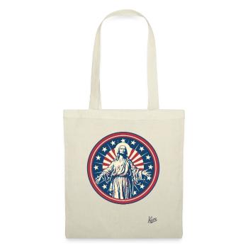 Patriotic American Jesus - Tote Bag - nature - Front