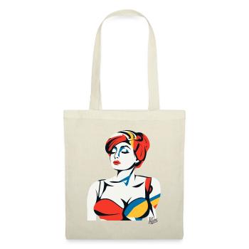 Abstract Art Portrait of a Woman - Tote Bag - nature - Front