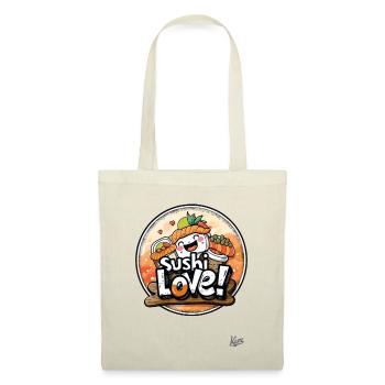 Sushi Love : Roulez avec style ! - Sac en tissu - nature - Devant