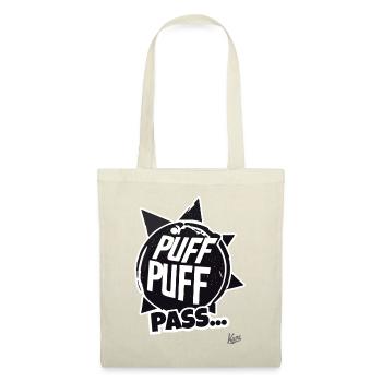 Puff Puff Pass: Der lustige Joint-Buddy - Stoffbeutel - Natur - Vorne