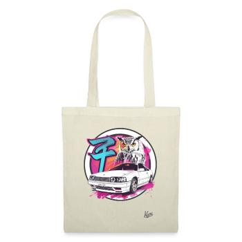 Color explosion: Owl and JDM Street Car - Tote Bag - nature - Front
