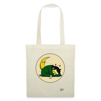 Sleeping Toddler and the Moon and the Stars - Tote Bag - nature - Front