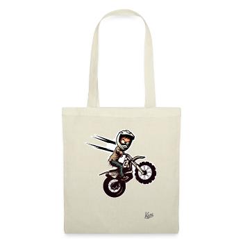 Super jump crazy motocross rider - Tote Bag - nature - Front