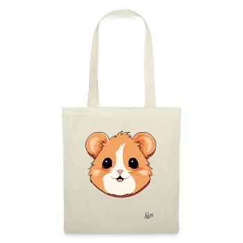 Süßer Hamster - Stoffbeutel - Natur - Vorne