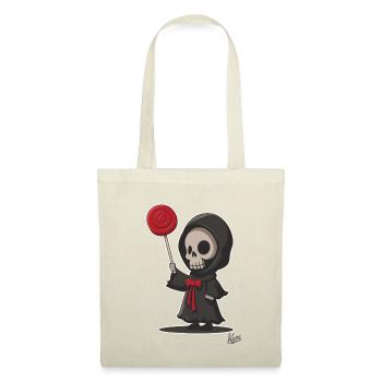 Grim Reaper with delicious lollipop lollipop - Tote Bag - nature - Front