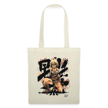 Combattante barbare et vierge à l’épée - Sac en tissu - nature - Devant
