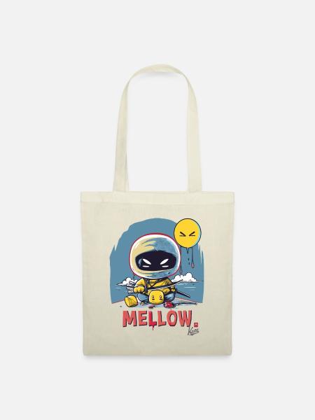 weicher Marshmallow Ninja - Stoffbeutel - Natur