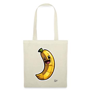 Funny Pixel Banana - Tote Bag - nature - Front