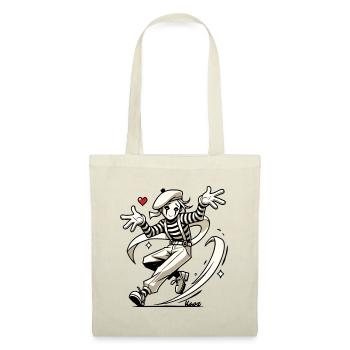French pantomime in Japan comic style - Tote Bag - nature - Front