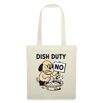 Cuisine Service de vaisselle et de vaisselle Le chien dit non - Sac en tissu - nature - Devant