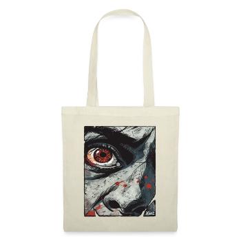 Œil intense dans le style bande dessinée - Sac en tissu - nature - Devant