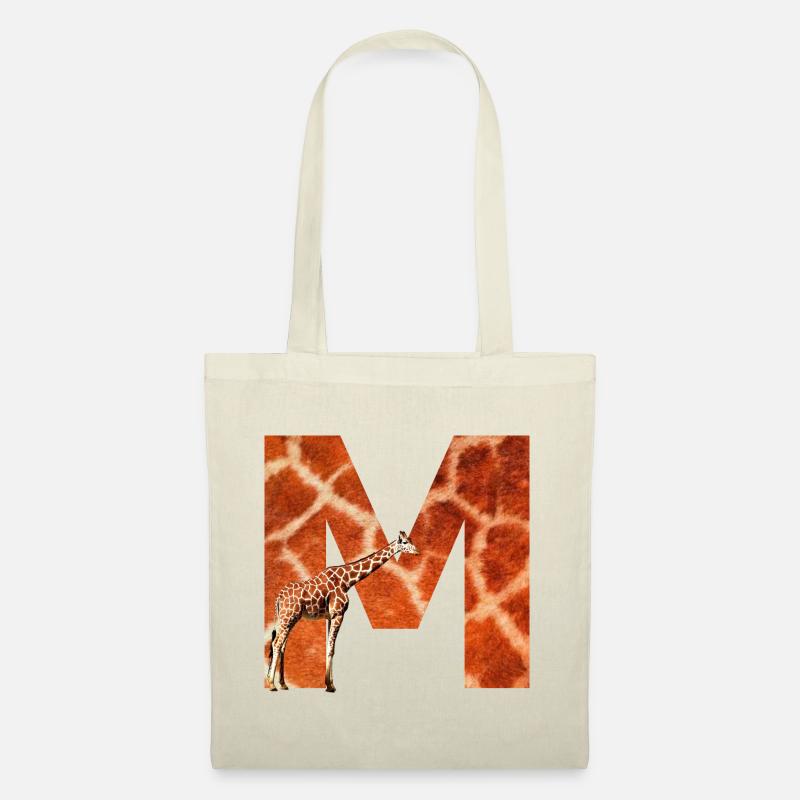 giraffe m - Stoffbeutel - Natur